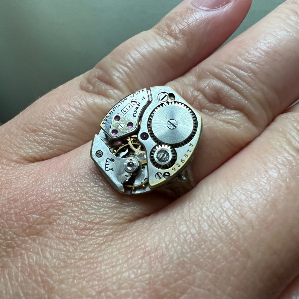 Custom Ring - Watch Gear!! Adjustable size